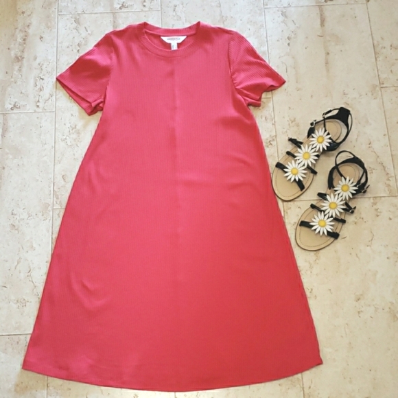 Addition Elle Coral colour Dress 14 NWOT - Picture 3 of 5